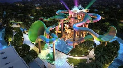  Waterpark .Thiết kế IP và bao bì chủ đề chức năng cảnh quan